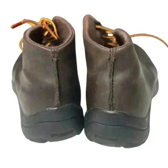 L.L. Bean Men\'s Leather Hiking Boots Dark Brown Lace Up 8.5 main image 10
